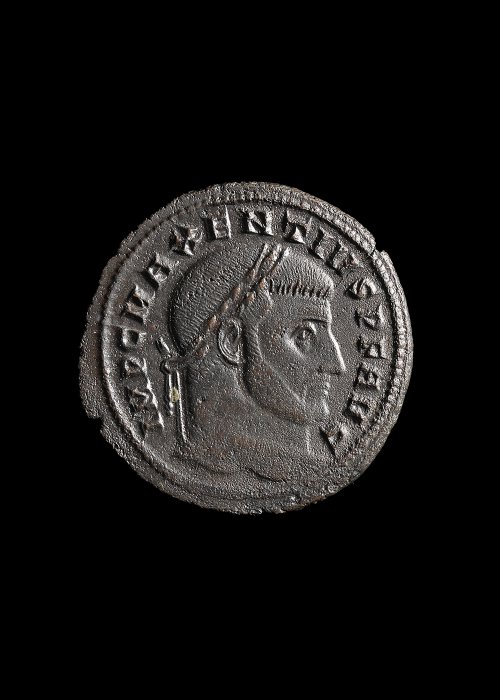 Romarriket Maxentius (AD 306-312) Follis c 309 AD  (Ingen mindstepris)