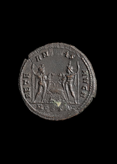 Romarriket Maxentius (AD 306-312) Follis c 309 AD  (Ingen mindstepris)