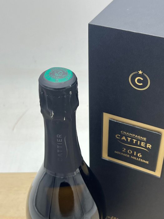 2016 Cattier, Meunier Millésimé Premier Cru Montagne de Reims - Champagne 1er Cru - 1 Flaske (0,75L)