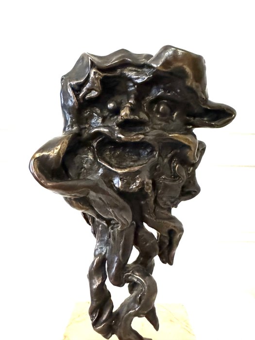 Salvador Dali (1904-1989) - Skulptur, L’âme de Don Quichotte - 23 cm - Patineret bronze - 1973