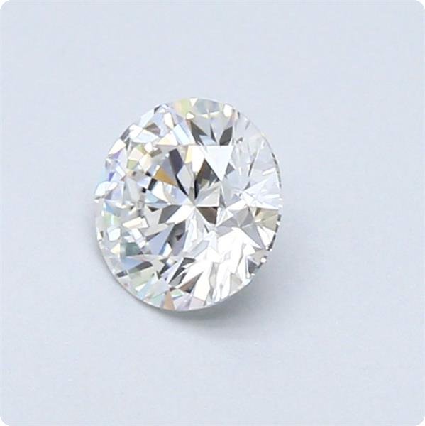 1 pcs Diamant  (Natur)  - 0.44 ct - Rund - D (farveløs) - VVS2 - Gemological Institute of America (GIA)