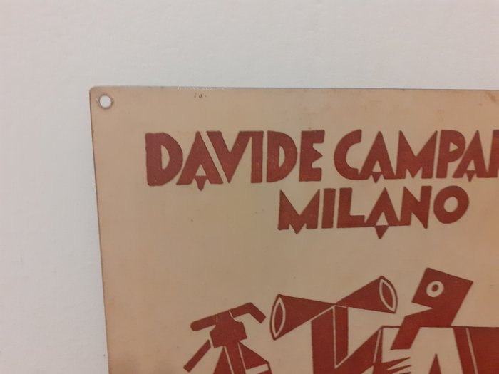 Davide Campari S.p.a Milano - Fortunato Depero - Reklameplakat - Jern