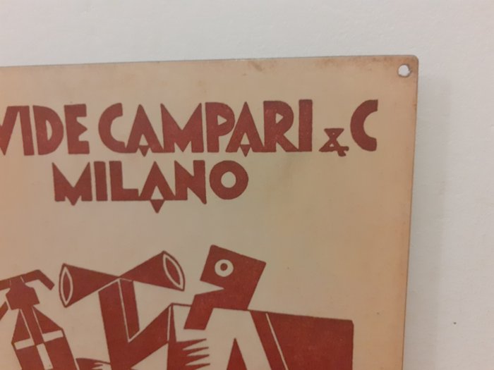 Davide Campari S.p.a Milano - Fortunato Depero - Reklameplakat - Jern