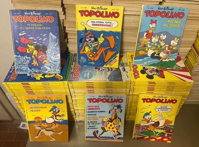 Topolino 1401/1499 - Sequenza semi completa - 95 Comic - Første udgave - 1983/1985