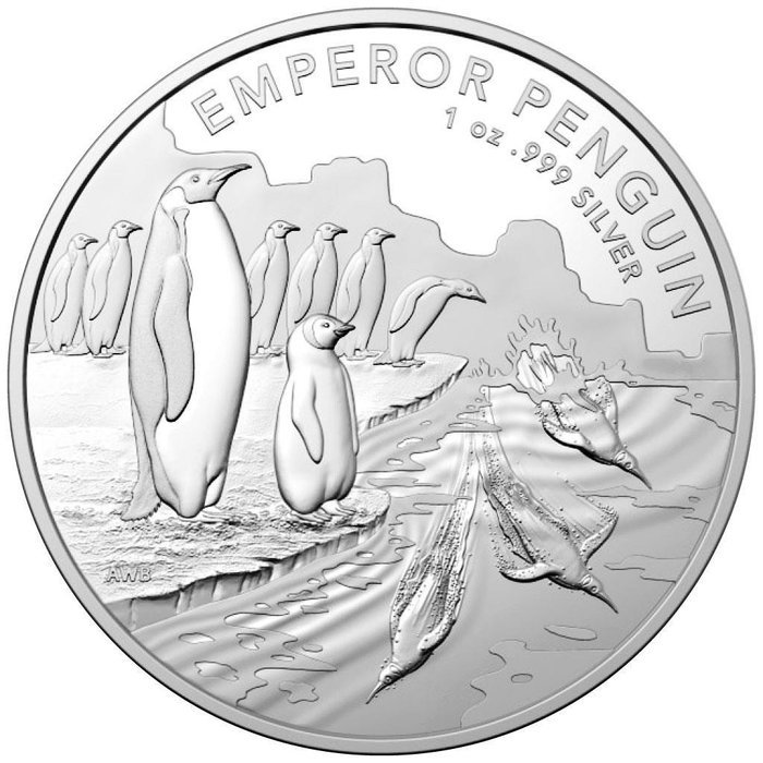 Australien 1 Dollar 2023 Emperor Penguin 1 Oz (999)  (Ingen mindstepris)