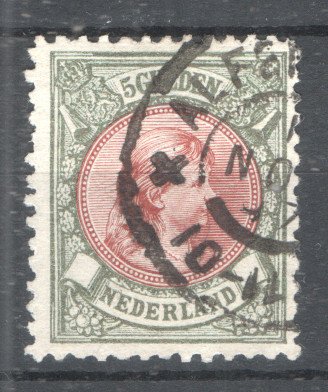 Holland 1896 - Prinsesse Wilhelmina - 5 gylden - NVPH 48