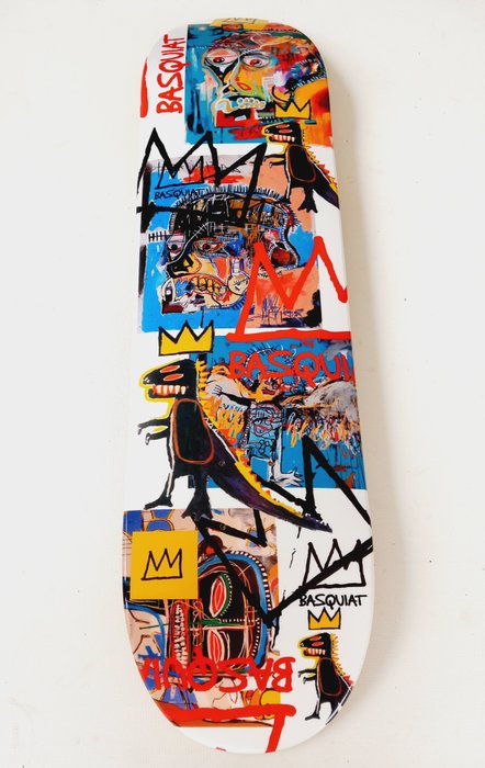 Delph@IN (XXI) - Skateboard ¬ Jean-Michel Basquiat "The King"