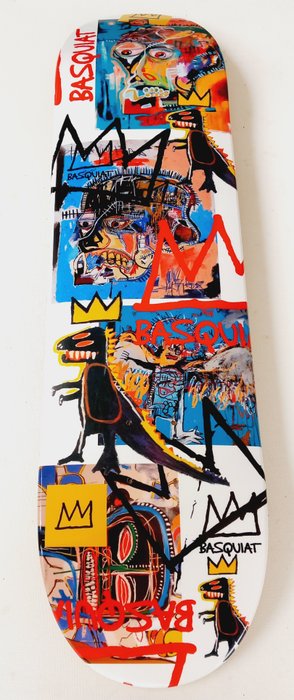 Delph@IN (XXI) - Skateboard ¬ Jean-Michel Basquiat "The King"