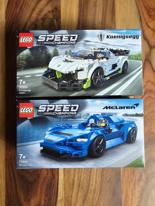 Lego - Speed Champions - 76900 + 76902 - Koenigsegg Jesko/McLaren Elva - 2020+