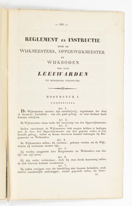 J.F.C. Esau - Wijkboek van Leeuwarden - 1843