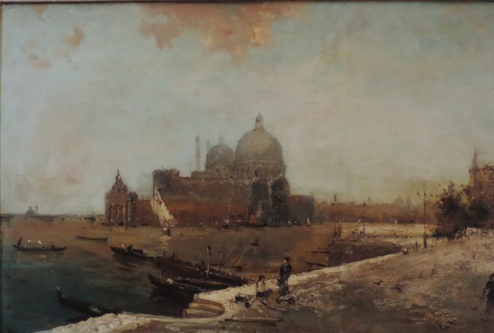 Scuola europea (XIX-XX), da Franz Richard Unterberger - Venezia, Sponda degli Schiavoni