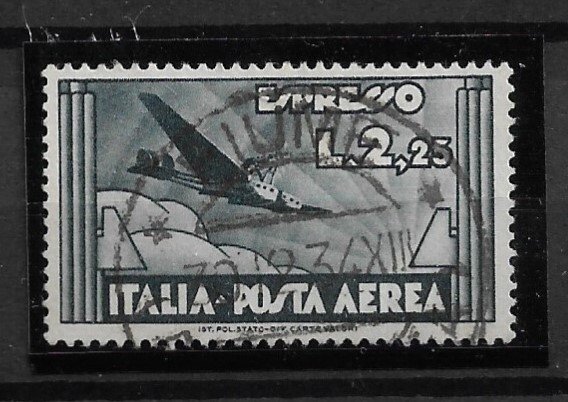 Italien Kongerige 1933 - Espresso Aereo 2,25 lire brugt - Sassone N. A 44