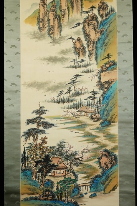 Landscape - ca 1919(Taisho 8) - Suido 翠堂 - Japan  (Ingen mindstepris)