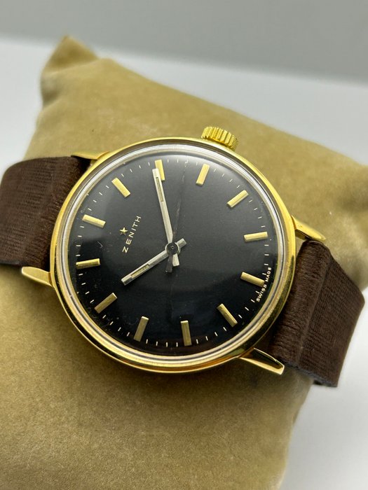 Zenith - Black Dial - Ingen mindstepris - Mænd - 1960-1969