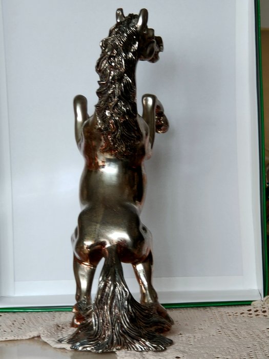 Livi Giancarlo - Skulptur, Cavallo rampante - 28 cm -  - 1960