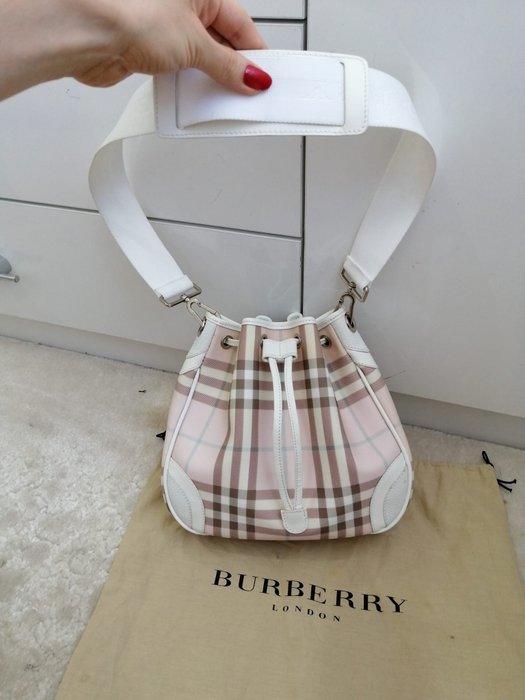 Burberry - pink candy check - Taske