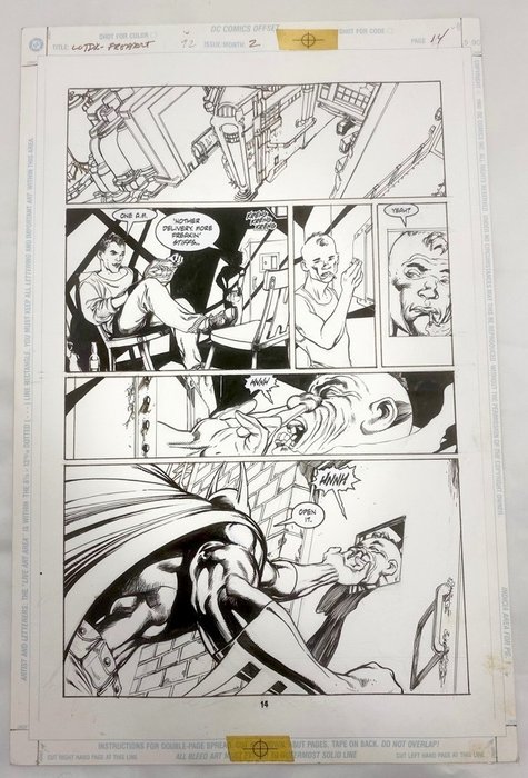 William Simpson - Original page - Batman - Legends of the Dark Knight - 1997