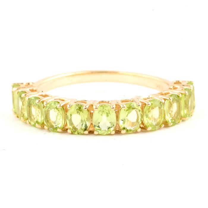 Ingen mindstepris - Ring - 14 karat Gulguld -  1.83ct. tw. Peridot