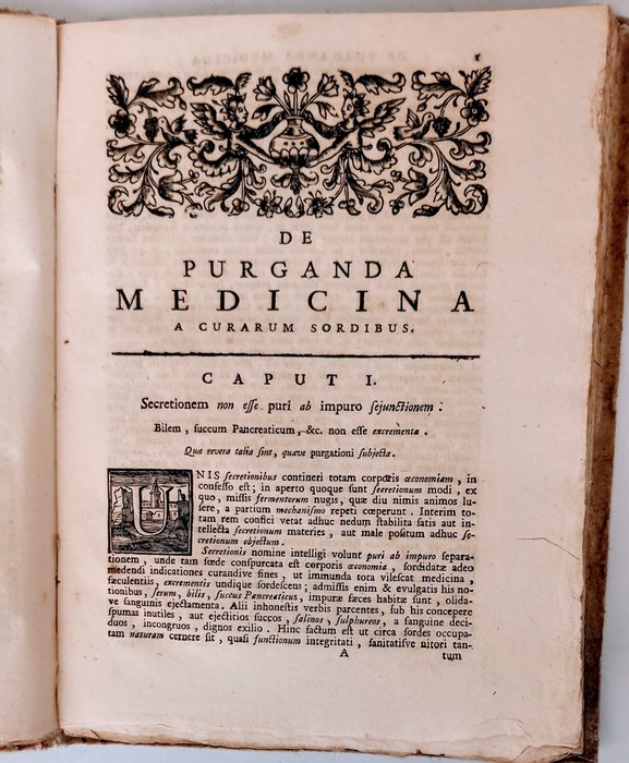 Joanne (Philippe) Hecquet - De purganda medicina a curarum sordibus tractatus amplissimus in XXX capita tributus - 1759