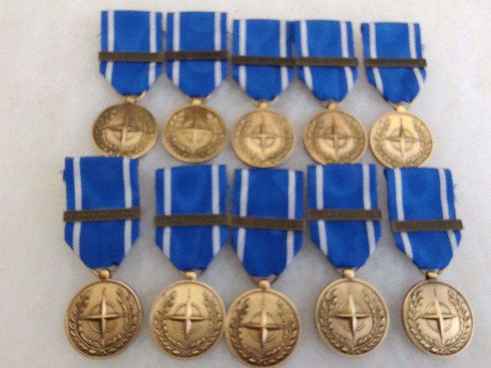 Europa - Militærmedalje - Masser af EU/Nato-medaljer