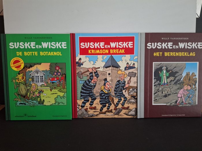 Suske en Wiske - Het Berenbeklag-Krimson Break en De Botte Botaknol - 3 Album - Begrænset udgave - 2006/2010