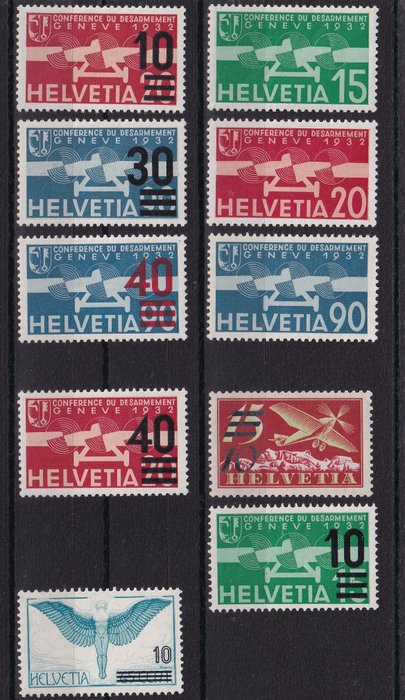 Schweiz 1923/1988 - Samling af luftpost