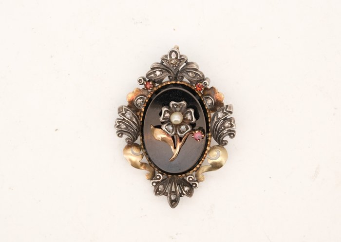 Broche - 19,2 kt. Gulguld