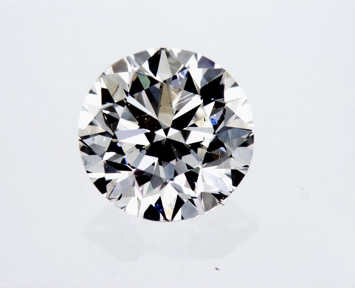 1 pcs Diamant  (Natur)  - 0.91 ct - Rund - J - VS2 - International Gemological Institute (IGI) - a21