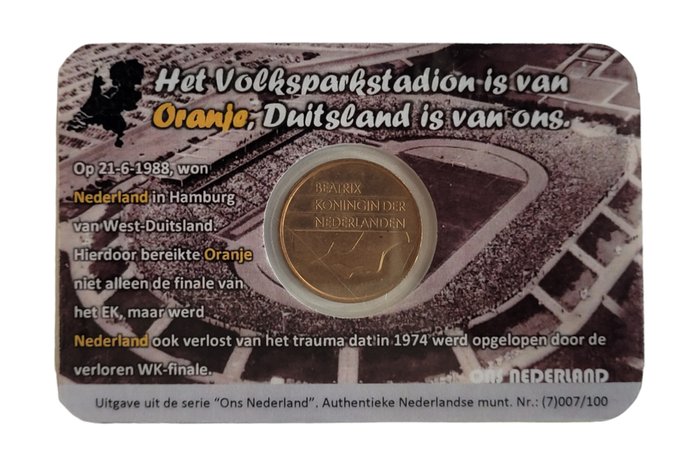 Holland. Coincard "Ons Nederland" uitgave 7  8 (private uitgave)  (Ingen mindstepris)