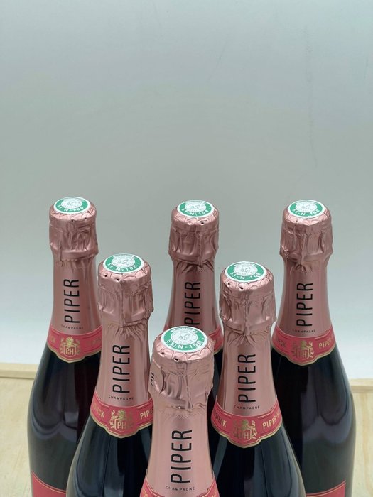 Piper Heidsieck, Brut "Sauvage" - Champagne Rosé - 6 Flasker (0,75 L)