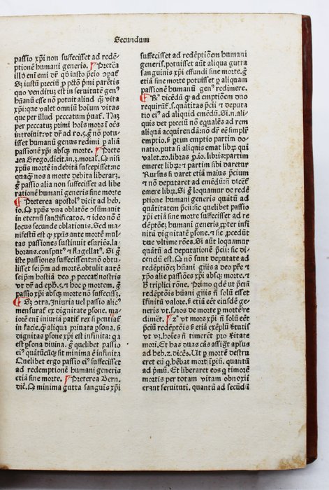 Tommaso d'Aquino - [Incunable] - Duodecim Quodlibet - 1476