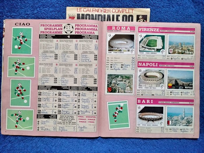 Panini - WC Italy 90, France Edition! - 1 Complete Album