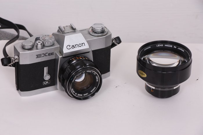 Canon EX EE QL + EX 1,8/50mm + EX 3,5/125mm | Reflekskamera med enkelt linse (SLR)