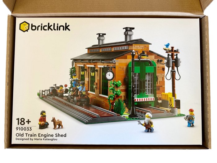 Lego - Bricklink - 910033 - Old Train Engine Shed - 2020+