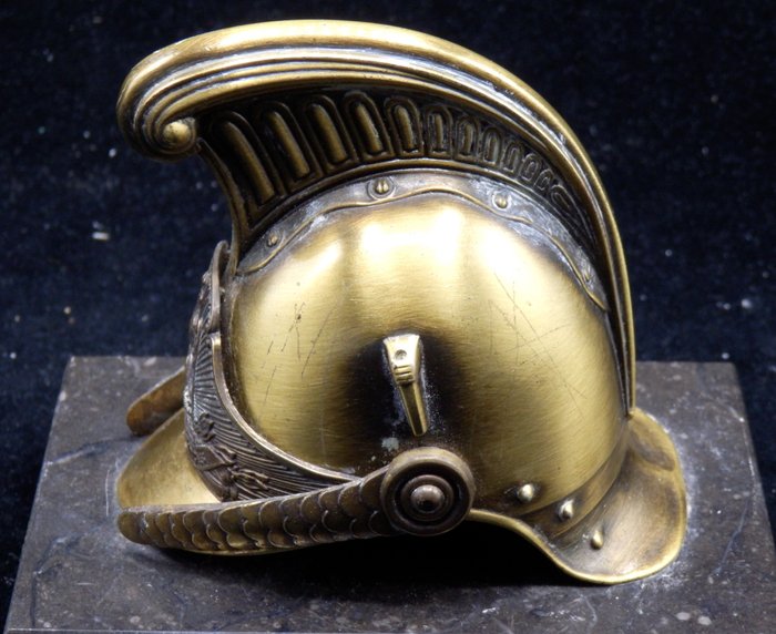 Frankrig - Brandvæsen - Militær hjelm - Franse Miniatuur Brandweer Helm ( Pompiers Francais)