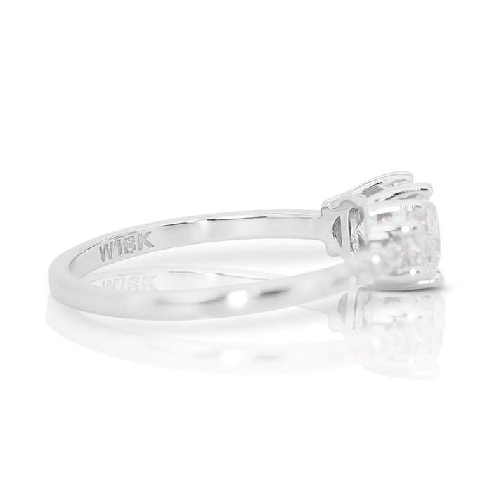 Ring - 18 kraat Hvidguld -  1.42ct. tw. Diamant (Natur) - Diamant