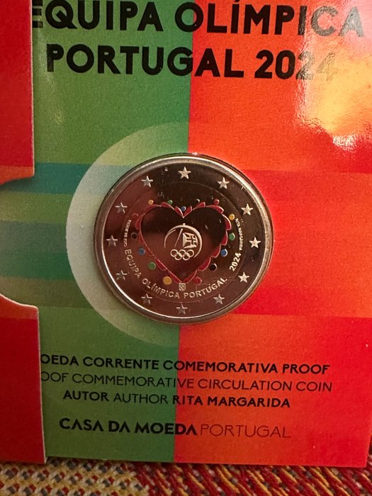 Portugal 2 Euro 2024 "Equipa Olimpica Portugal" Proof