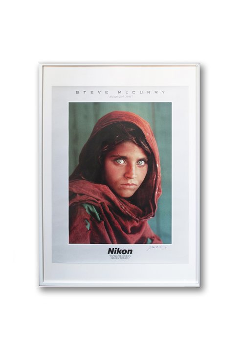 Steve Mc Carry - Afghan Girl, 1985 signed - 1980‹erne