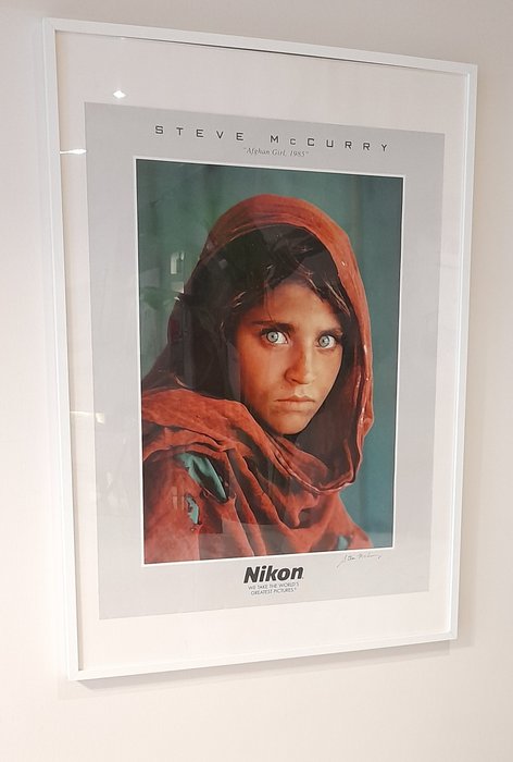 Steve Mc Carry - Afghan Girl, 1985 signed - 1980‹erne