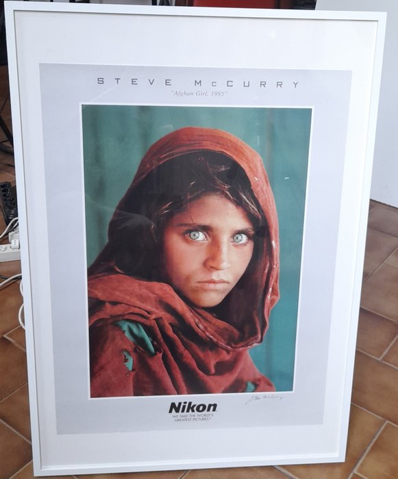 Steve Mc Carry - Afghan Girl, 1985 signed - 1980‹erne