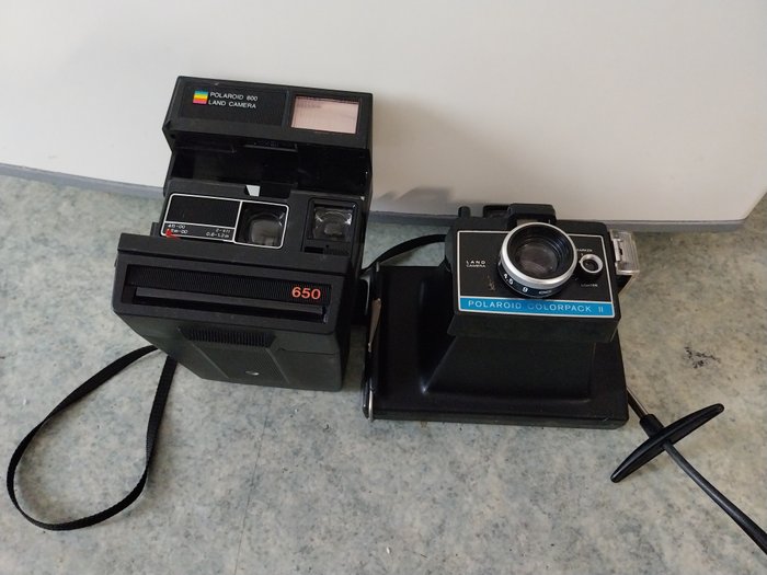 Polaroid 600 Land Camera et  Polaroïd Colorpack II Analogt kamera