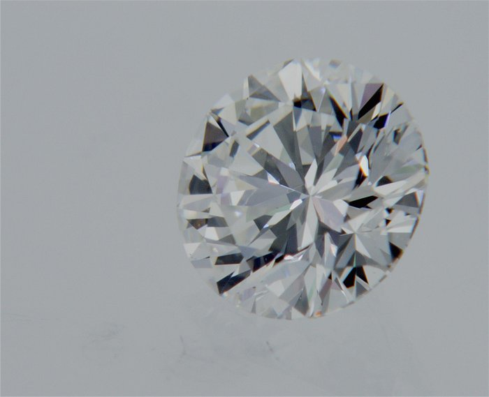 1 pcs Diamant  (Natur)  - 0.34 ct - Rund - F - VS1 - Gemological Institute of America (GIA) - e4