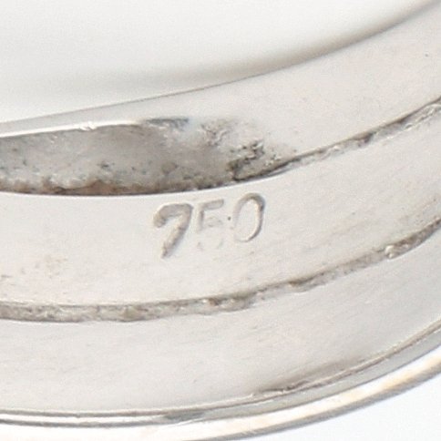 Ingen mindstepris - Ring - 18 kraat Hvidguld Diamant (Natur)