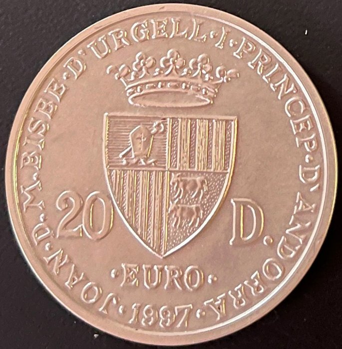 Andorra. 20 Diners 1997 Treaty of Rome  (Ingen mindstepris)