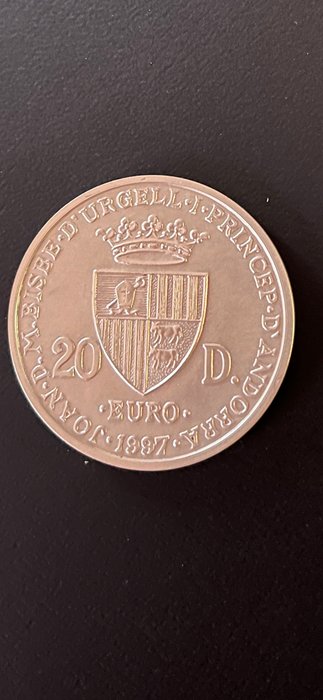 Andorra. 20 Diners 1997 Treaty of Rome  (Ingen mindstepris)