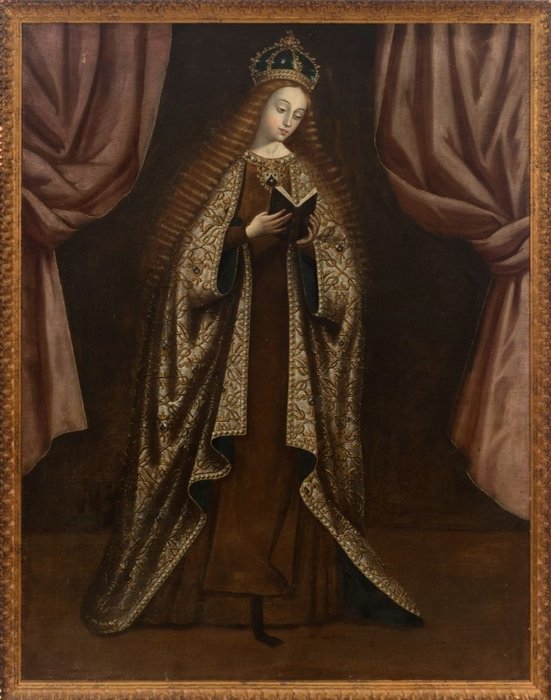 Atribuido al Padre Jesuíno do Monte Carmelo (1764-1819) - Virgen del Carmen