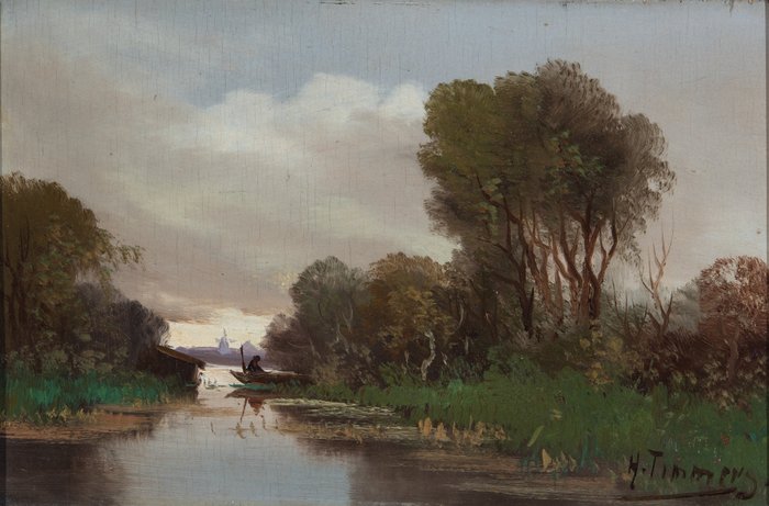 H. Timmers (XX) - Hollands waterlandschap