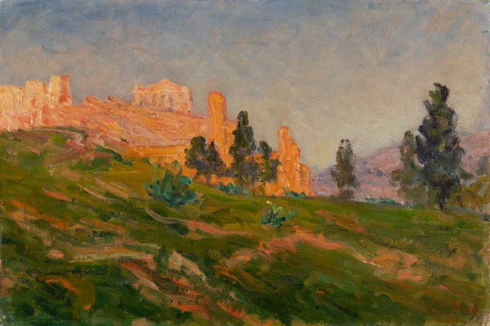 Abel Lauvray (1870-1950) - L'Acropole d'Athènes