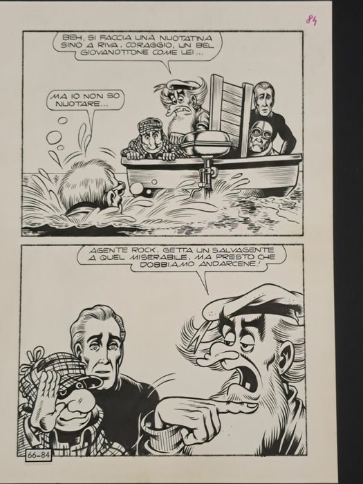 Magnus  Bunker - 1 Original page - Alan Ford - Una losca Vicenda