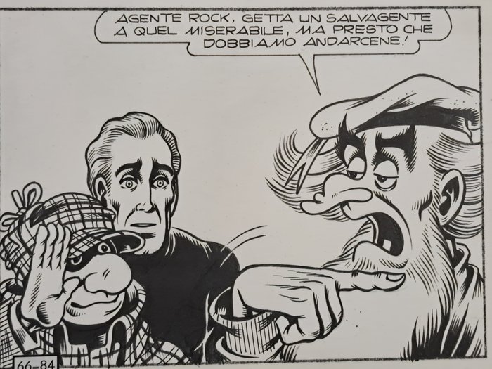 Magnus  Bunker - 1 Original page - Alan Ford - Una losca Vicenda